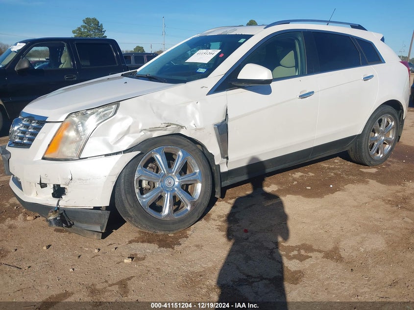 2013 Cadillac Srx VIN 3GYFNDE38DS581620 COPART salvage auction — Left Side, Salvage (Texas), sold $875 on 2025-01-30 (photo 2)