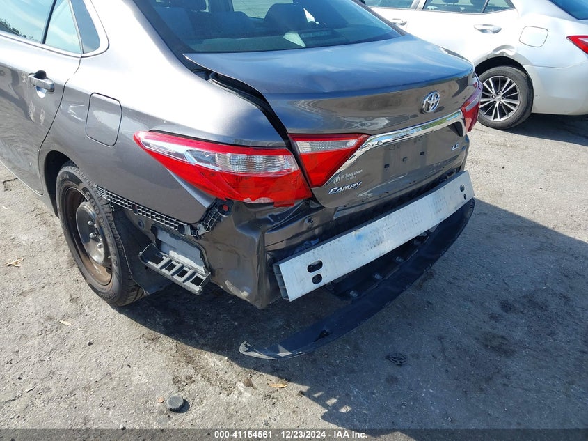 2016 Toyota Camry VIN 4T1BF1FK3GU548580 IAAI salvage auction — REAR END, Rebuildable (Florida), sold $4,100 on 2026-07-20 (photo 6)