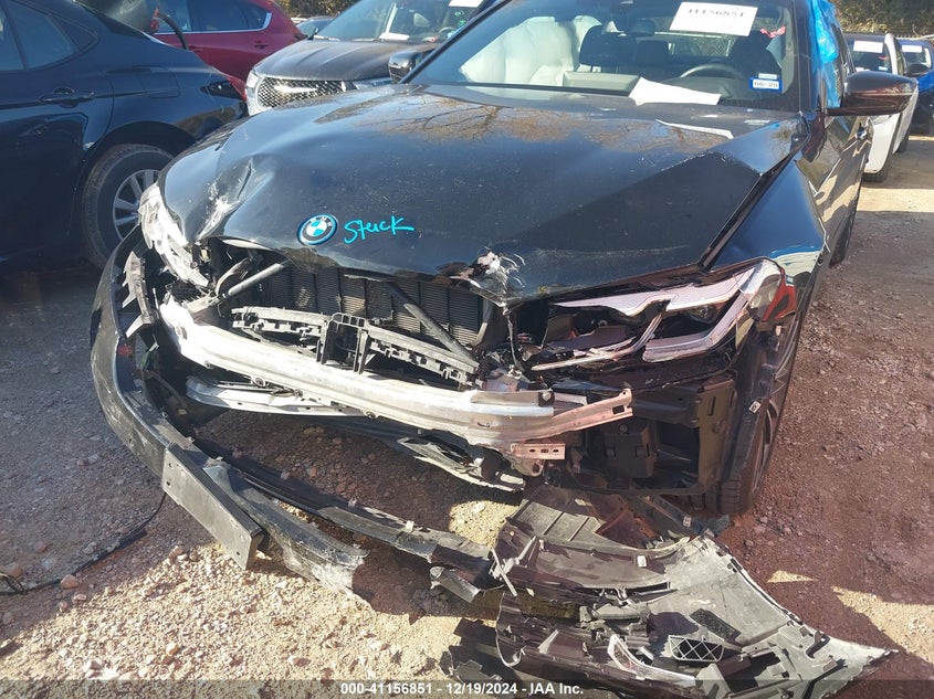 2023 BMW 530E VIN WBA13AG00PCN50148 COPART salvage auction — Front End, Clear (Texas), sold $15,850 on 2025-01-20 (photo 6)