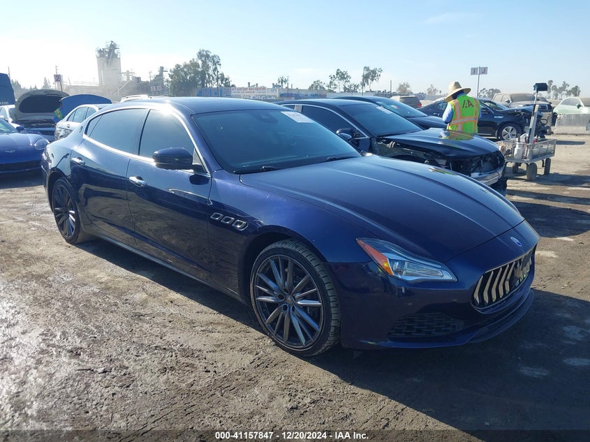2019 MASERATI QUATTROPORTE VIN ZAM56YRA1K1335906 — COPART salvage auction photo