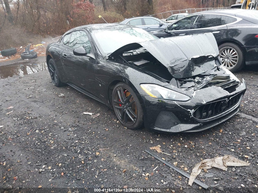 2018 MASERATI GRANTURISMO VIN ZAM45VLA7J0253897 — COPART salvage auction photo