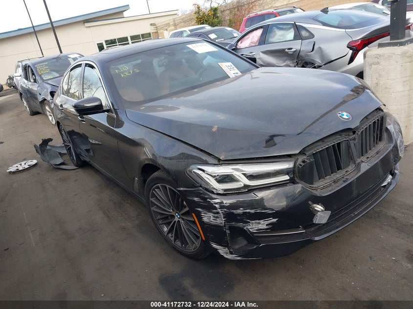 2022 BMW 530 VIN WBA53BH02NWX56637 — COPART salvage auction photo