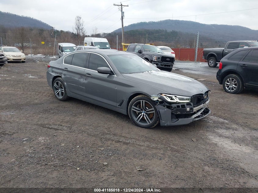2021 BMW 530 VIN WBA13BJ07MWX06971 — COPART salvage auction photo