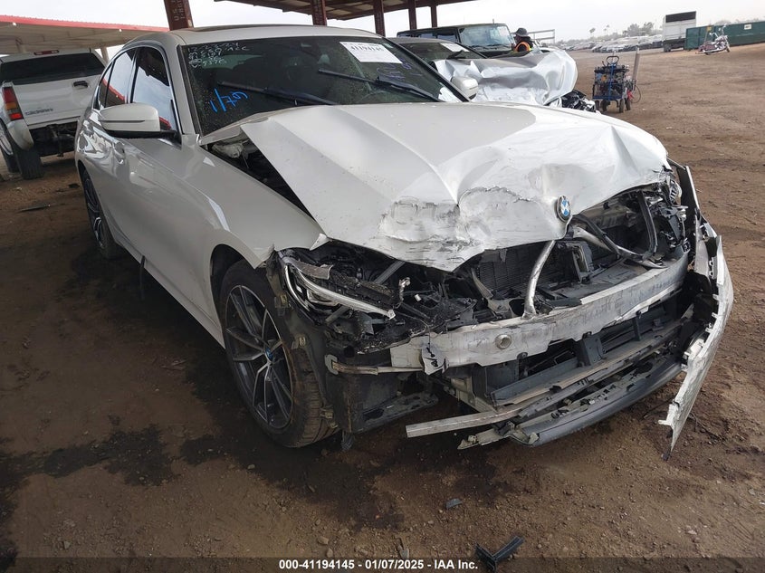 2019 BMW 330I VIN WBA5R1C57KAK09576 — COPART salvage auction photo
