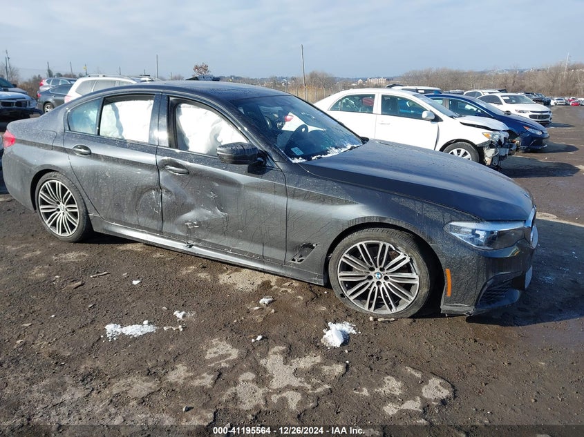 2020 BMW 530I VIN WBAJR7C01LCE03809 — COPART salvage auction photo