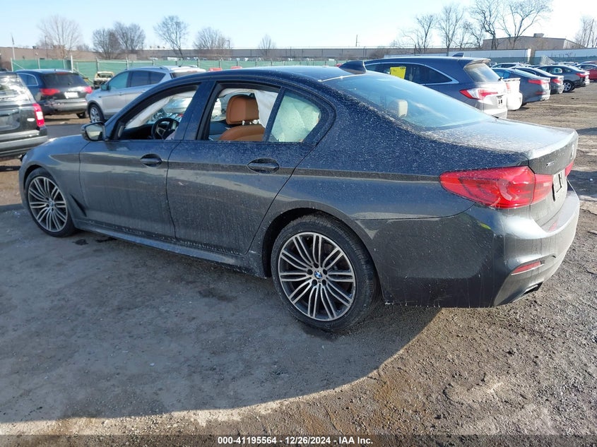 2020 BMW 530I VIN WBAJR7C01LCE03809 COPART salvage auction — Right Side, Salvage (Pennsylvania), sold $13,800 on 2025-03-05 (photo 3)