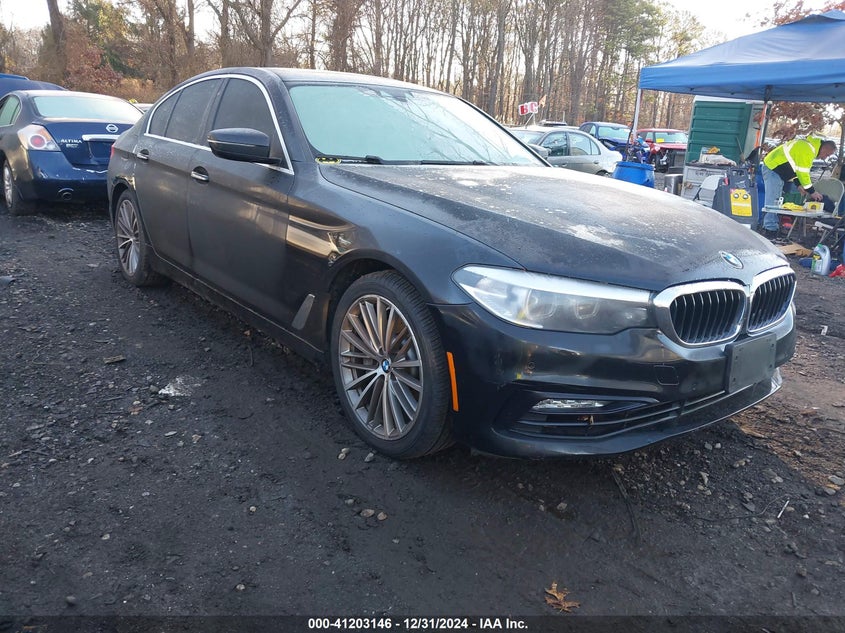2018 BMW 530I VIN WBAJA7C56JWA73017 — COPART salvage auction photo
