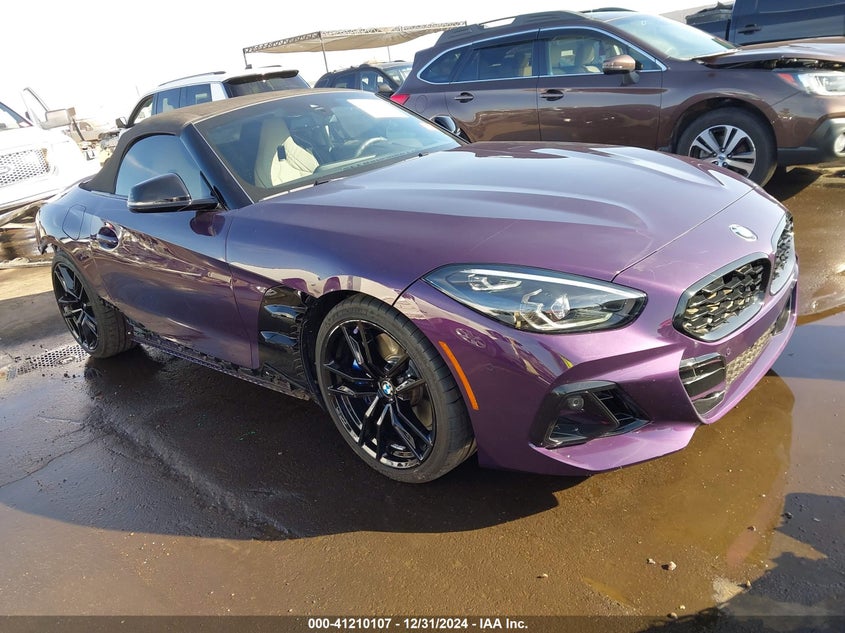 2023 BMW Z4 VIN WBAHF3C02PWY16002 — COPART salvage auction photo