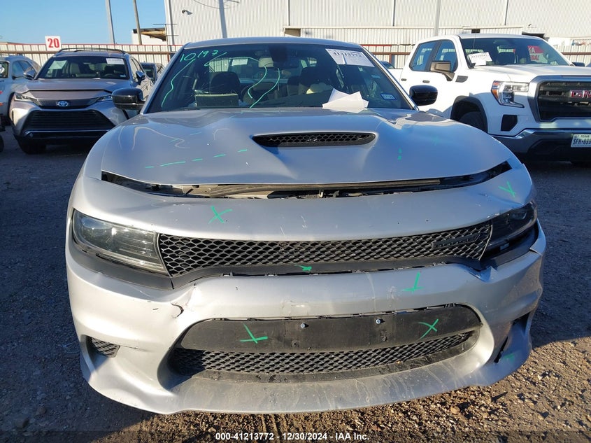 2023 Dodge Charger VIN 2C3CDXHGXPH588222 IAAI salvage auction — FRONT END, Enterprise Vehicles Clear Only (Texas), sold $8,400 on 2026-08-19 (photo 6)