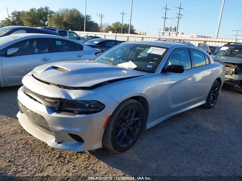 2023 Dodge Charger VIN 2C3CDXHGXPH588222 IAAI salvage auction — FRONT END, Enterprise Vehicles Clear Only (Texas), sold $8,400 on 2026-08-19 (photo 2)