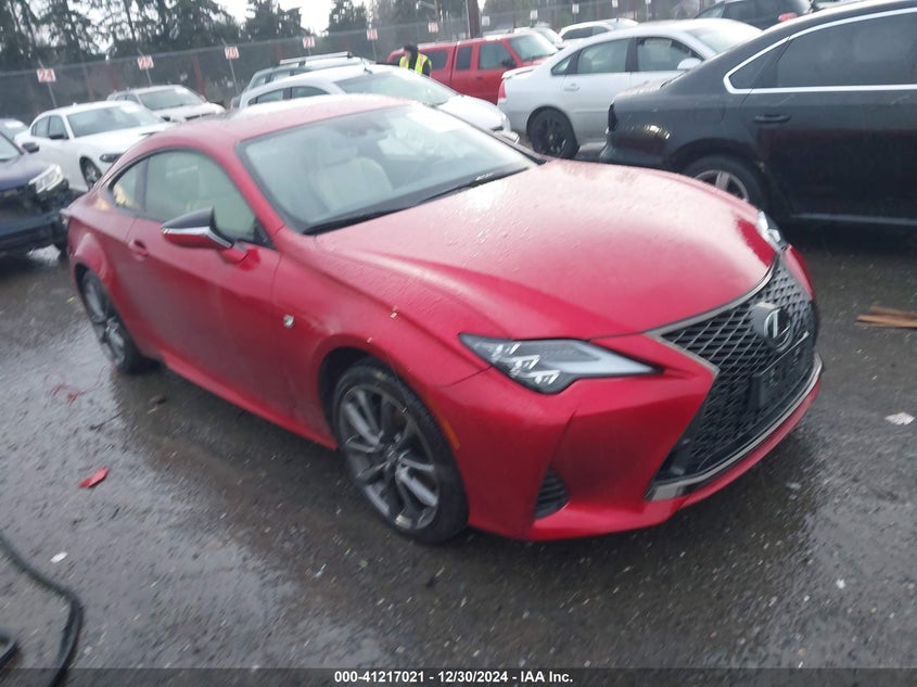 2022 LEXUS RC 350 VIN JTHGZ5DC9N5011710 — COPART salvage auction photo