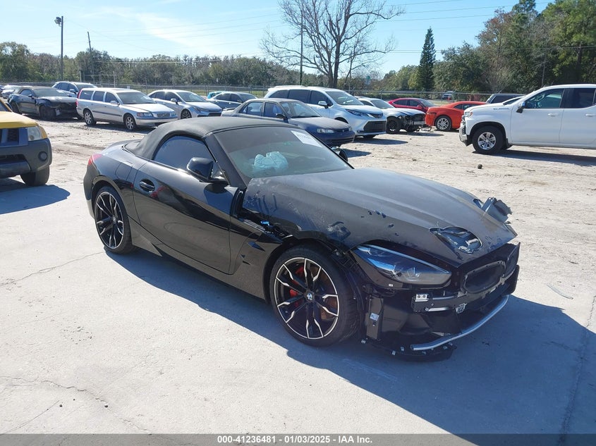 2025 BMW Z4 VIN WBAHF9C06SWY43473 — COPART salvage auction photo