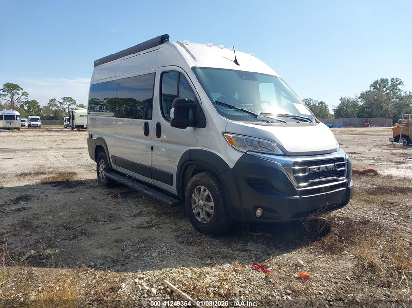 2023 RAM PROMASTER 1500 VIN 3C6LRVBG1PE601128 — COPART salvage auction photo