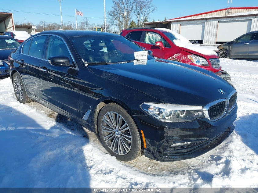 2018 BMW 530E VIN WBAJA9C55JB249488 — COPART salvage auction photo
