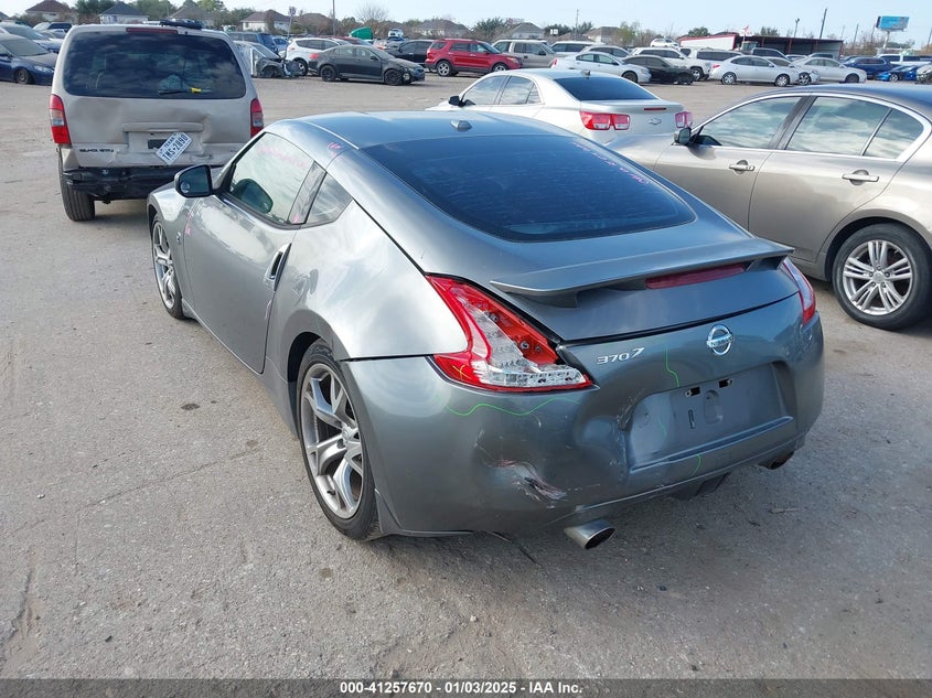 2011 NISSAN 370Z VIN JN1AZ4EH9BM551249 COPART salvage auction — Left Rear, Clear (Texas), sold $4,250 on 2025-02-19 (photo 3)