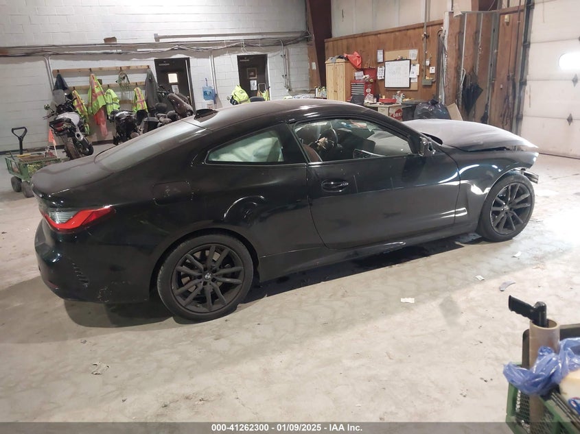 2023 BMW 430I VIN WBA73AP03PCM88979 COPART salvage auction — Front End, Salvage (New York), sold $11,925 on 2025-03-05 (photo 4)