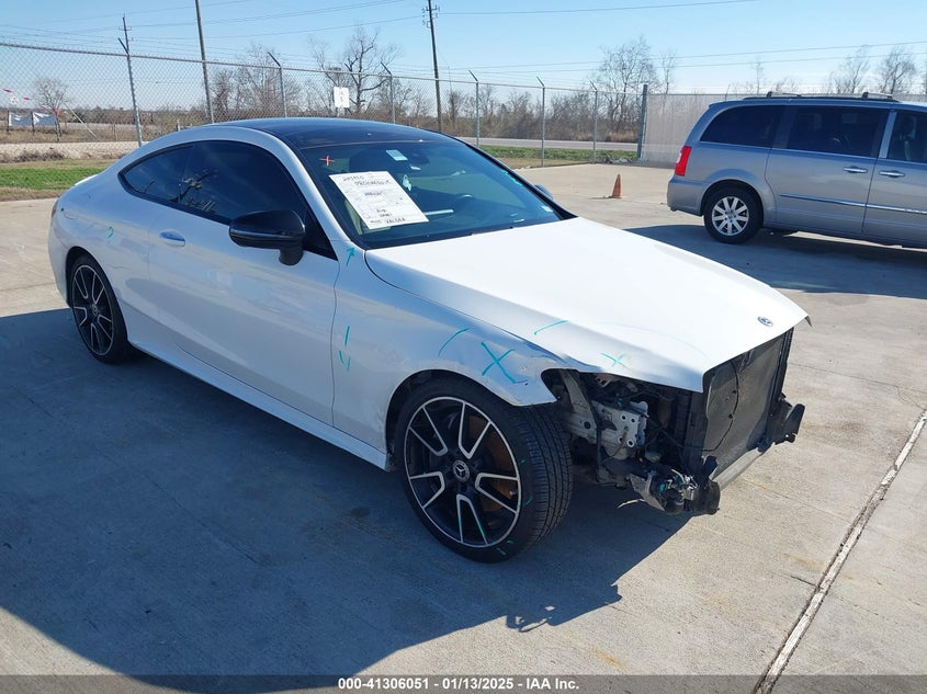 2019 MERCEDES-BENZ C 300 VIN WDDWJ8DB0KF776443 — COPART salvage auction photo