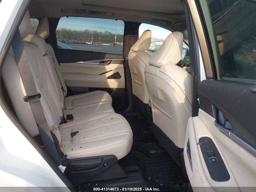 2025 Infiniti Qx60 VIN 5N1AL1FSXSC337296 IAAI salvage auction — Burn Engine, Salvage (New Jersey), sold $7,300 on 2026-08-17 (photo 8)
