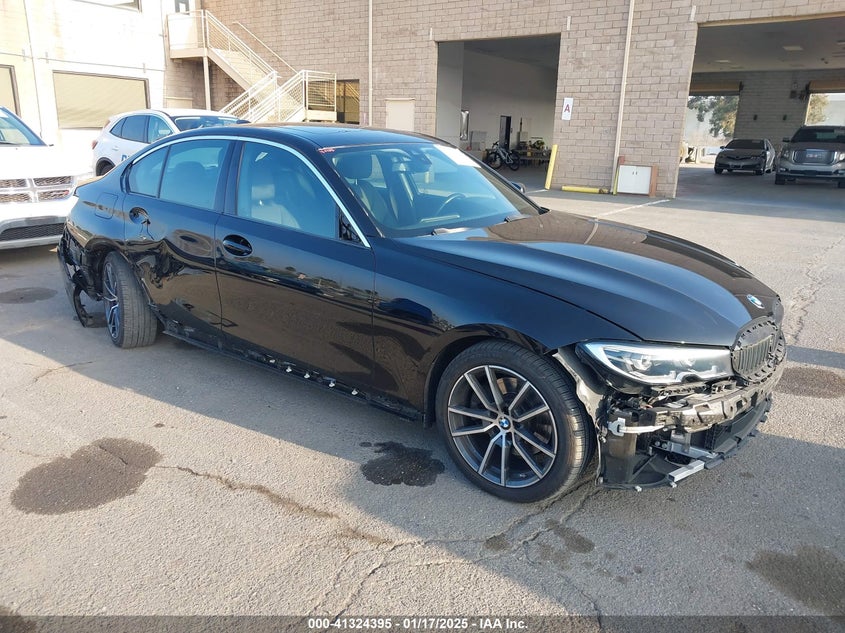 2020 BMW 330I VIN 3MW5R1J05L8B03910 — COPART salvage auction photo