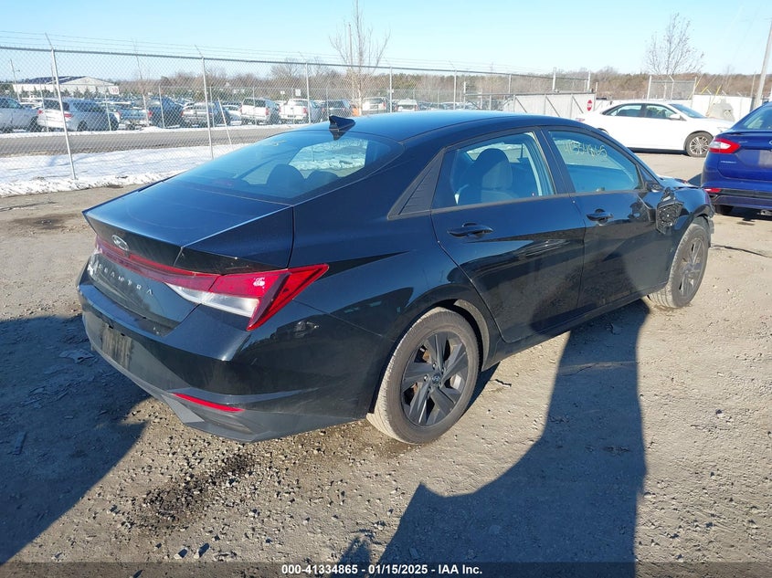 2023 Hyundai Elantra VIN 5NPLM4AG7PH089485 COPART salvage auction — Front End, Salvage (Virginia), sold $3,650 on 2025-06-17 (photo 4)
