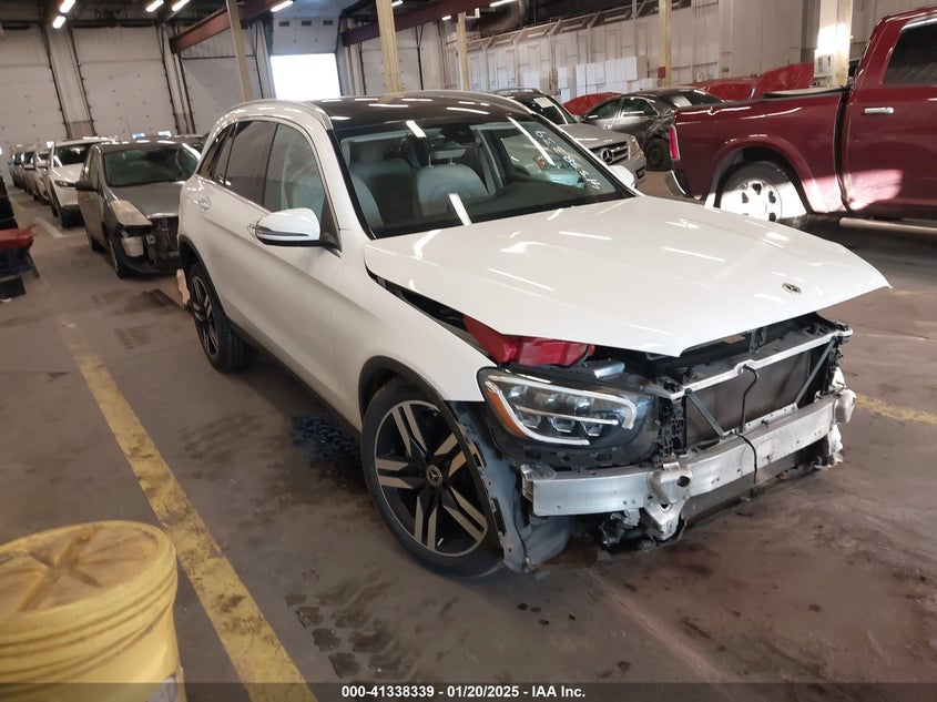 2021 MERCEDES-BENZ GLC 300 VIN W1N0G8EB2MV304937 — COPART salvage auction photo