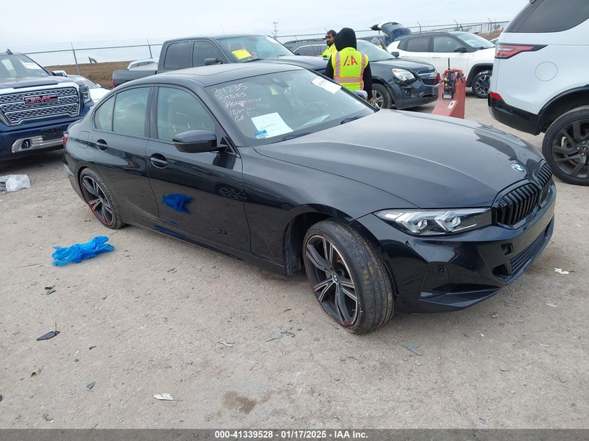 2023 BMW 330I VIN 3MW69FF09P8D34180 — COPART salvage auction photo