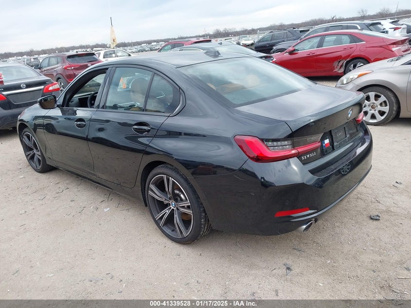 2023 BMW 330I VIN 3MW69FF09P8D34180 COPART salvage auction — Suspension, Clear (Texas), sold $21,200 on 2025-02-25 (photo 3)