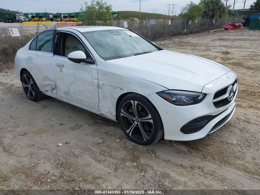 2024 MERCEDES-BENZ C 300 VIN W1KAF4GBXRR178711 — COPART salvage auction photo