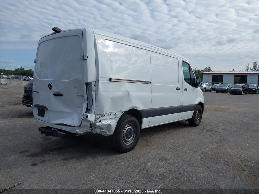 2024 MERCEDES-BENZ SPRINTER 2500 VIN W1Y4KBHY4RT175862 COPART salvage auction — Right Rear, Clear (Florida), sold $19,950 on 2025-03-10 (photo 4)