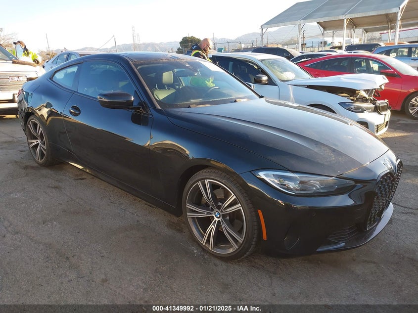 2022 BMW 430I VIN WBA53AP03NCK93131 — COPART salvage auction photo