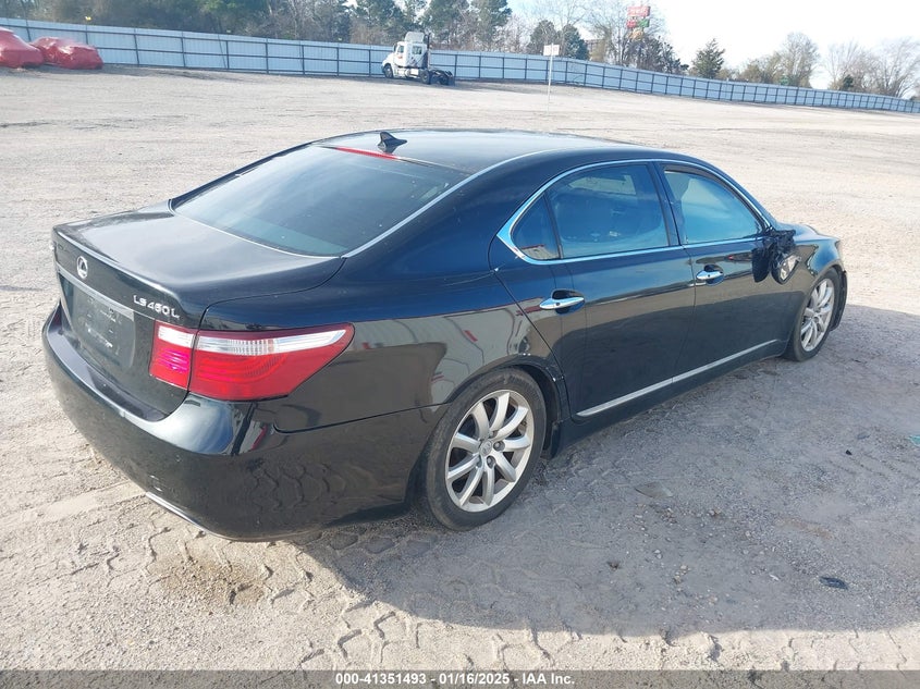 2007 Lexus Ls VIN JTHGL46F475004203 IAAI salvage auction — FRONT END, Permit To Sell (Louisiana), sold $825 on 2026-07-13 (photo 4)