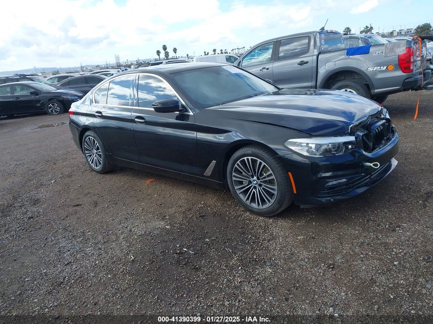 2018 BMW 530I VIN WBAJA5C54JWA38285 — COPART salvage auction photo