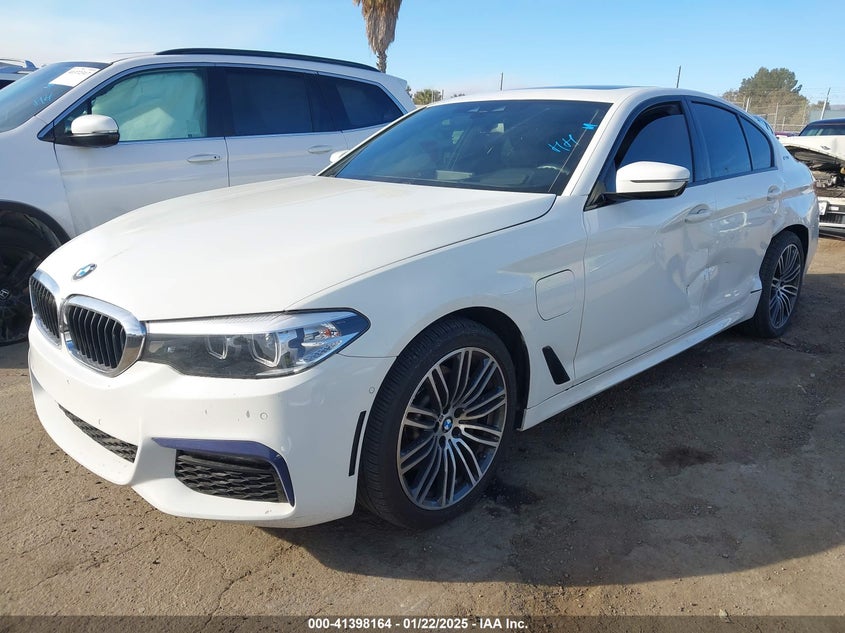 2019 BMW 530E VIN WBAJA9C55KB254885 COPART salvage auction — Left Side, Salvage (California), sold $12,200 on 2025-03-05 (photo 2)