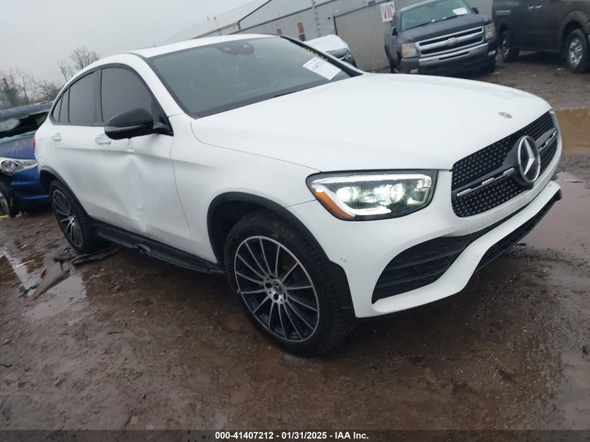 2021 MERCEDES-BENZ GLC 300 VIN W1N0J8EB3MF870729 — COPART salvage auction photo