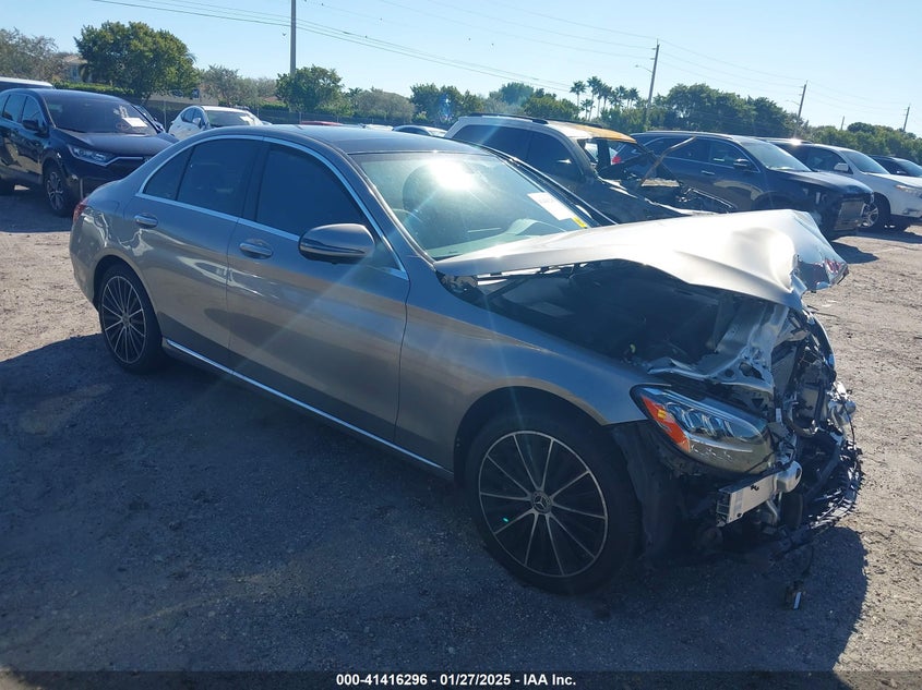 2021 MERCEDES-BENZ C 300 VIN W1KWF8EB0MR644283 — COPART salvage auction photo