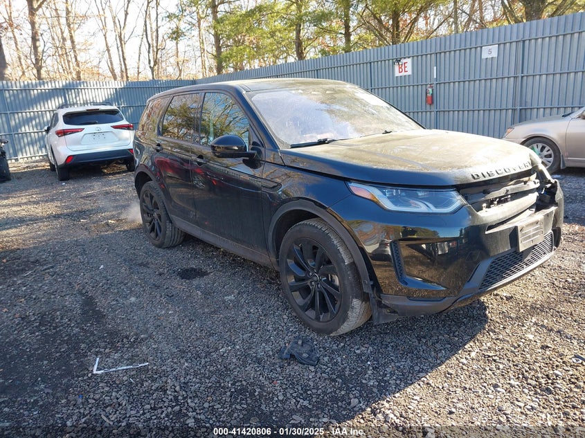 2021 LAND ROVER DISCOVERY SPORT VIN SALCP2FX9MH893892 — COPART salvage auction photo
