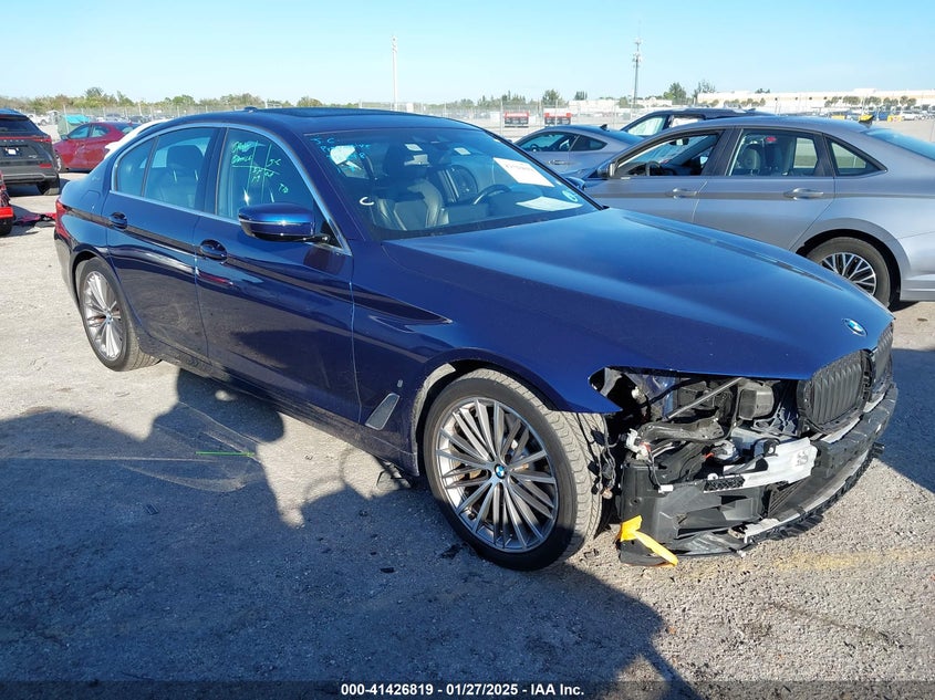 2019 BMW 530E VIN WBAJA9C50KB393760 — COPART salvage auction photo