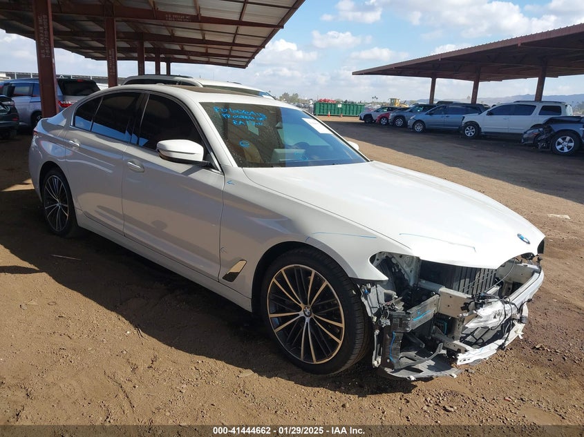 2021 BMW 530I VIN WBA53BH02MWX23698 — COPART salvage auction photo