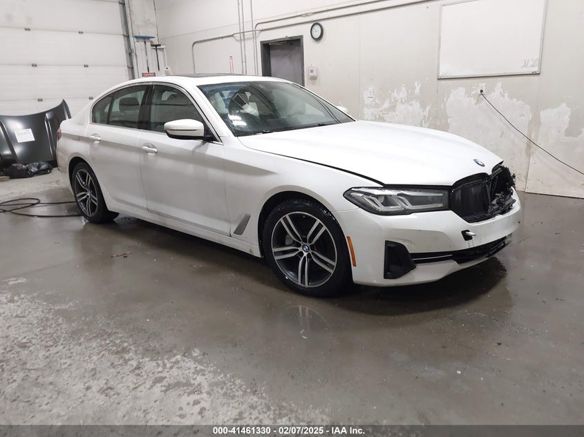 2021 BMW 530I VIN WBA13BJ09MWX04445 — COPART salvage auction photo