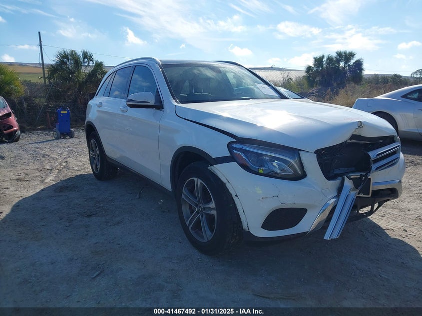 2019 MERCEDES-BENZ GLC 300 VIN WDC0G4KB8KF637049 — COPART salvage auction photo