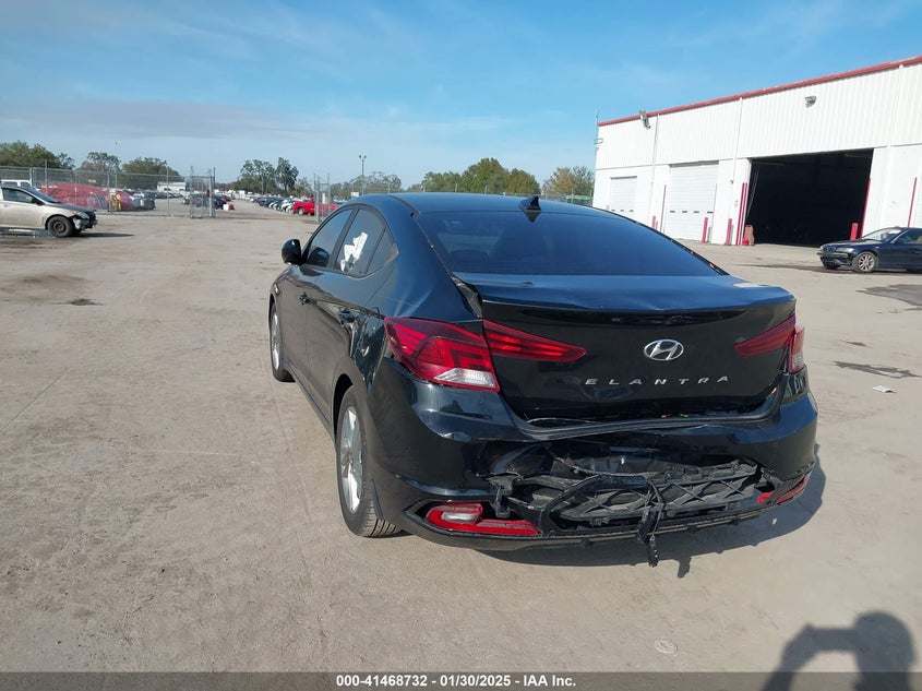 2020 Hyundai Elantra VIN KMHD84LF4LU040026 IAAI salvage auction — REAR END, Salvage Title, sold $2,900 on 2026-07-12 (photo 3)