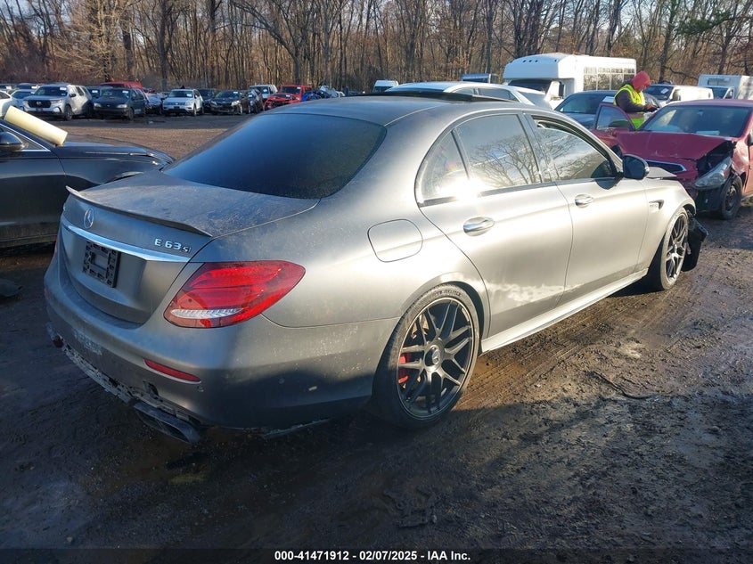 2020 Mercedes-benz E-klasse amg VIN WDDZF8KB9LA703250 COPART salvage auction — Front End, Salvage (New York), sold $21,475 on 2025-04-21 (photo 4)