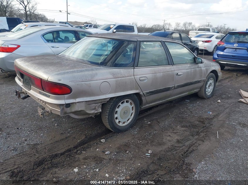 1995 Mercury Sable VIN 1MELM50U3SA630124 IAAI salvage auction — FRONT & REAR, Bill Of Sale (Tennessee), sold $225 on 2026-07-09 (photo 4)