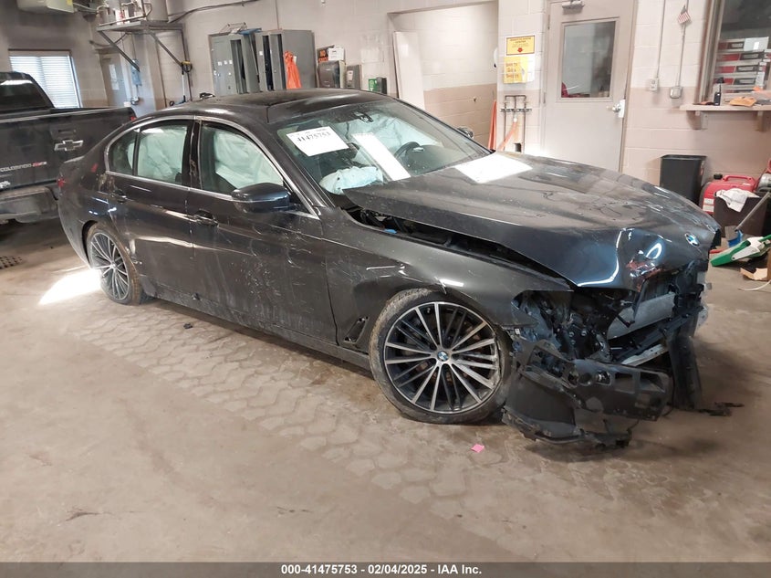 2021 BMW 530I VIN WBA13BJ00MWW94937 — COPART salvage auction photo