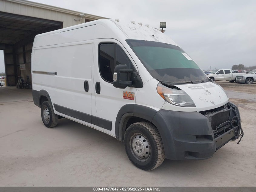 2018 RAM PROMASTER 1500 VIN 3C6TRVBG4JE143219 — COPART salvage auction photo