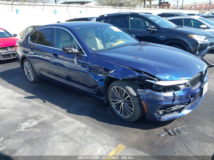2019 BMW 530E VIN WBAJA9C59KB389898 — COPART salvage auction photo
