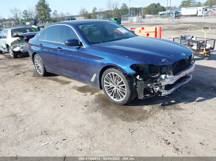 2019 BMW 530I VIN WBAJA5C51KWW24456 — COPART salvage auction photo