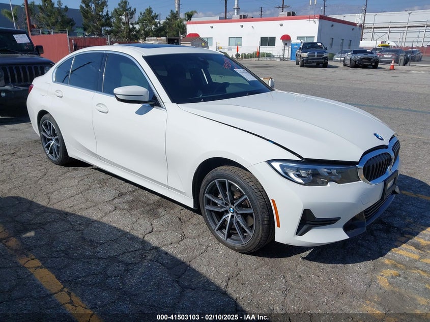 2020 BMW 330I VIN 3MW5R1J02L8B07946 — COPART salvage auction photo