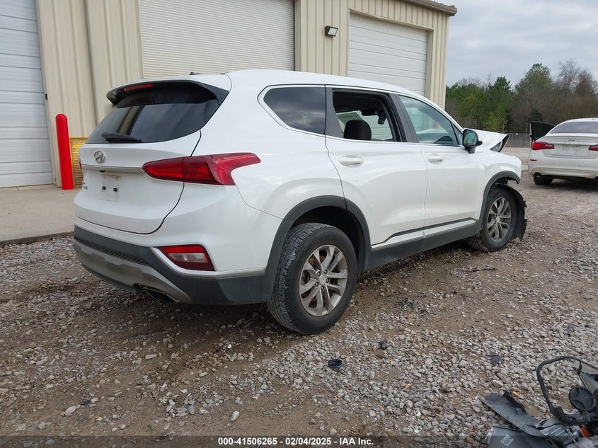 2020 Hyundai Santa fe VIN 5NMS23AD0LH158798 IAAI salvage auction — FRONT END, Salvage Title, sold $475 on 2026-08-03 (photo 4)