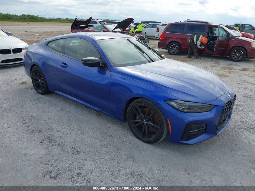2023 BMW 430I VIN WBA53AP08PCM04257 — COPART salvage auction photo
